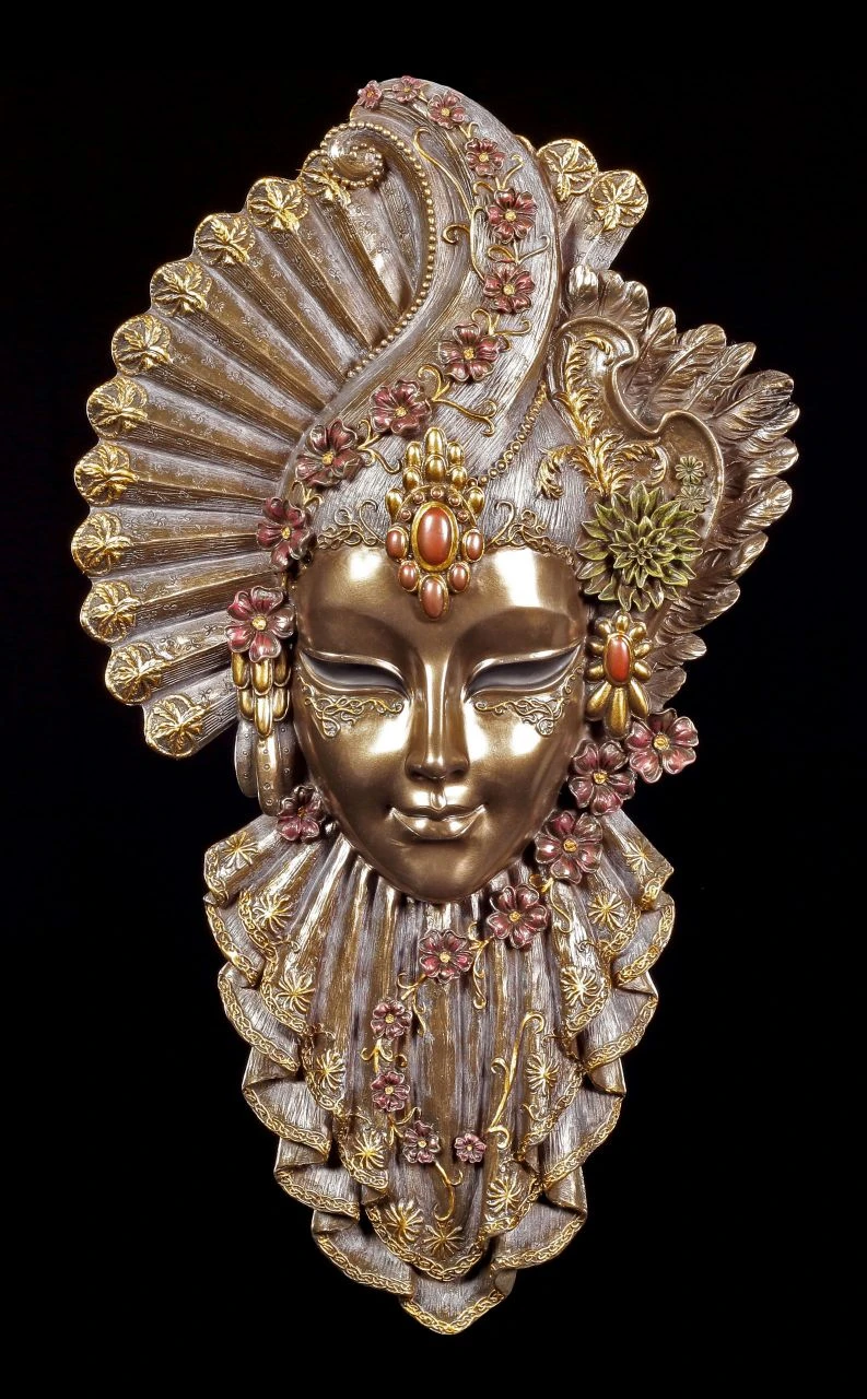 Venezianische Maske - Charm Flower 3 Venezianische Maske - Charm Flower