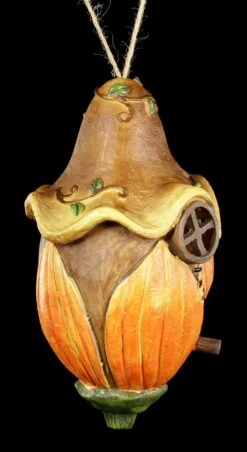 Vogelhaus - Orange Blüte Mit Fenstern -Charaktermodell Geschäft Vogelhaus Orange 2 1280x1280