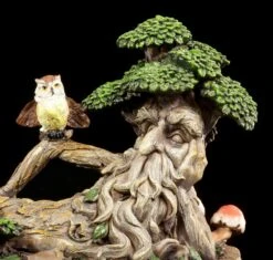 Waldgeist Figur - Liegend Mit Eule -Charaktermodell Geschäft Waldgeist Eule 4 1280x1280