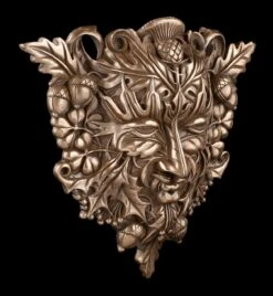 Waldgeist Wandrelief Keltisch - Greenman Bronziert -Charaktermodell Geschäft Waldgeist Wandrelief Greenman Bronziert 1 1280x1280