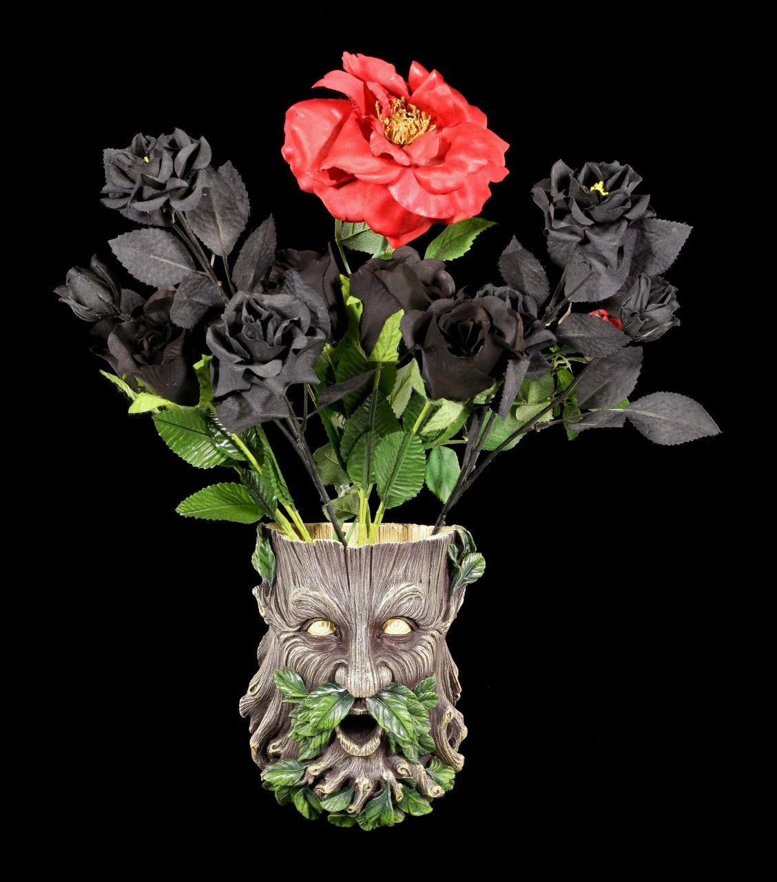 Wandrelief - Greenman Blumentopf 3 Wandrelief - Greenman Blumentopf