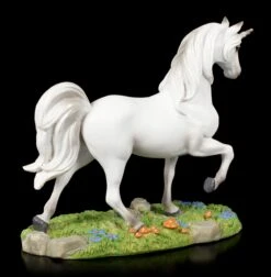 Weiße Einhorn Figur Auf Wiese -Charaktermodell Geschäft Weisse Einhorn Figur Auf Wiese 3 1280x1280