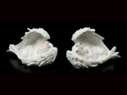 Weiße Schlafende Engel Figuren - 2er Set -Charaktermodell Geschäft Weisse Schlafende Engel Figuren 2er Set 2 1280x1280